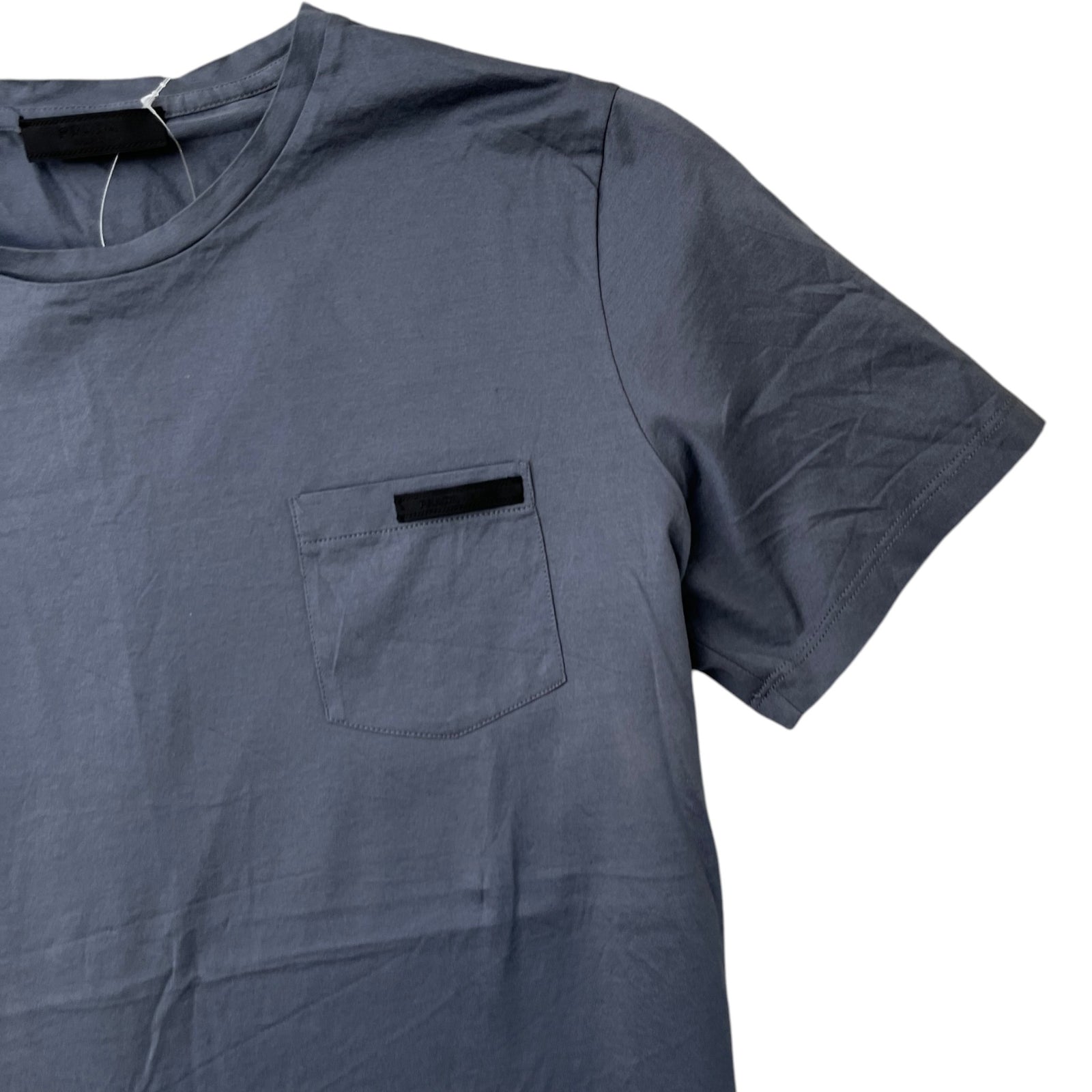 Men's Logo Patch T-Shirt Grey Size M - Photo 6