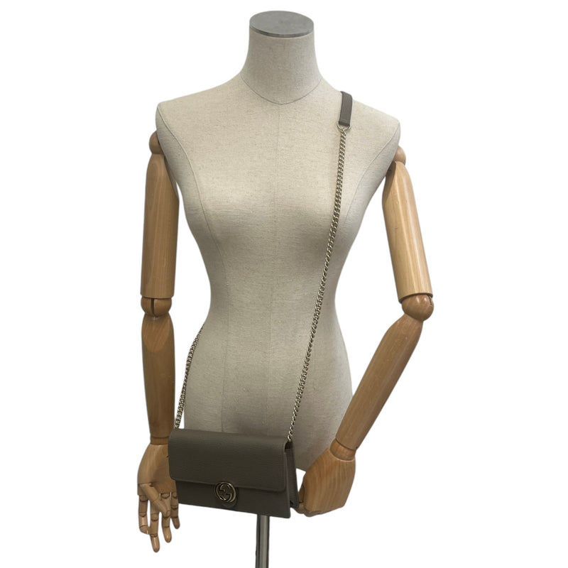 Women's Interlocking G Woc Bag Grey