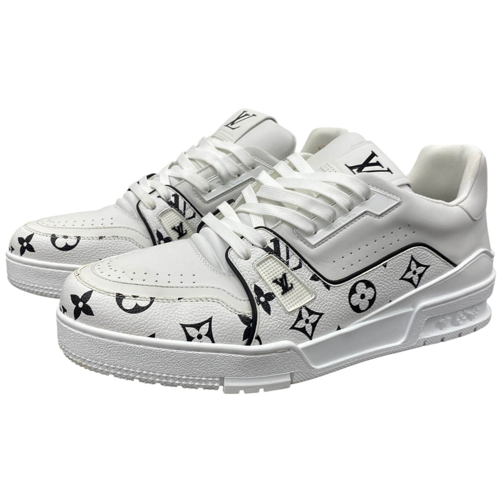 Men's Lv Low Trainers White Size EU 42.5 / UK 8.5 - Photo 8