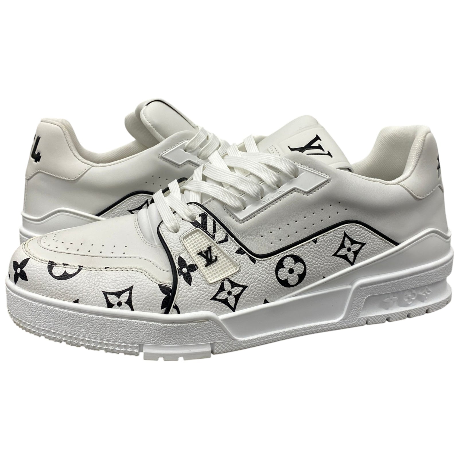 Men's Lv Low Trainers White Size EU 42.5 / UK 8.5 - Photo 3