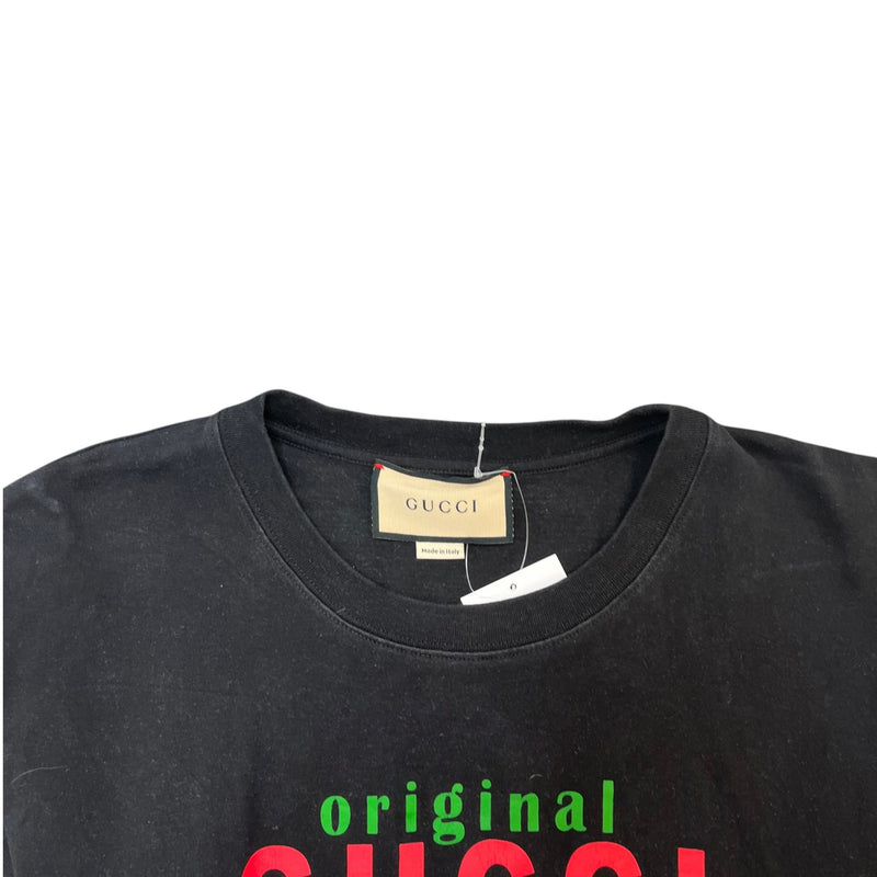 Men's Original Print T-Shirt Black Size XS
