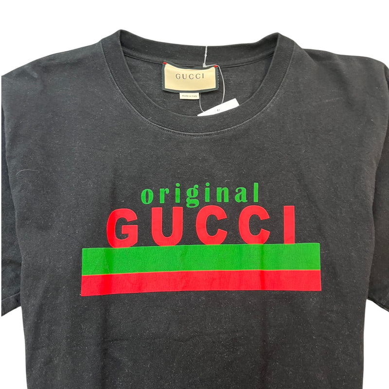 Men's Original Print T-Shirt Black Size XS