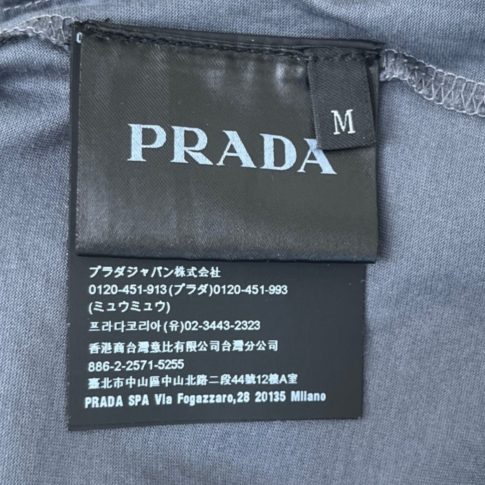 Men's Logo Patch T-Shirt Grey Size M - Photo 7