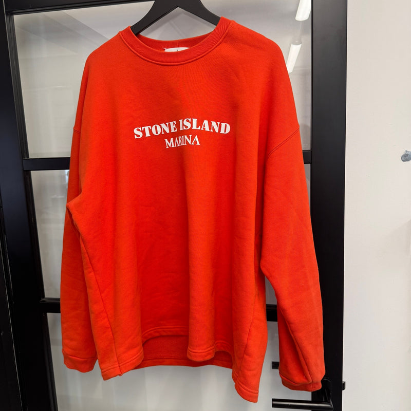 Men's Logo Sweatshirt Red Size XXL
