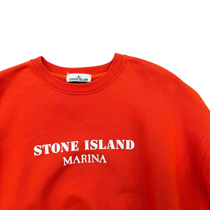 Men's Logo Sweatshirt Red Size XXL