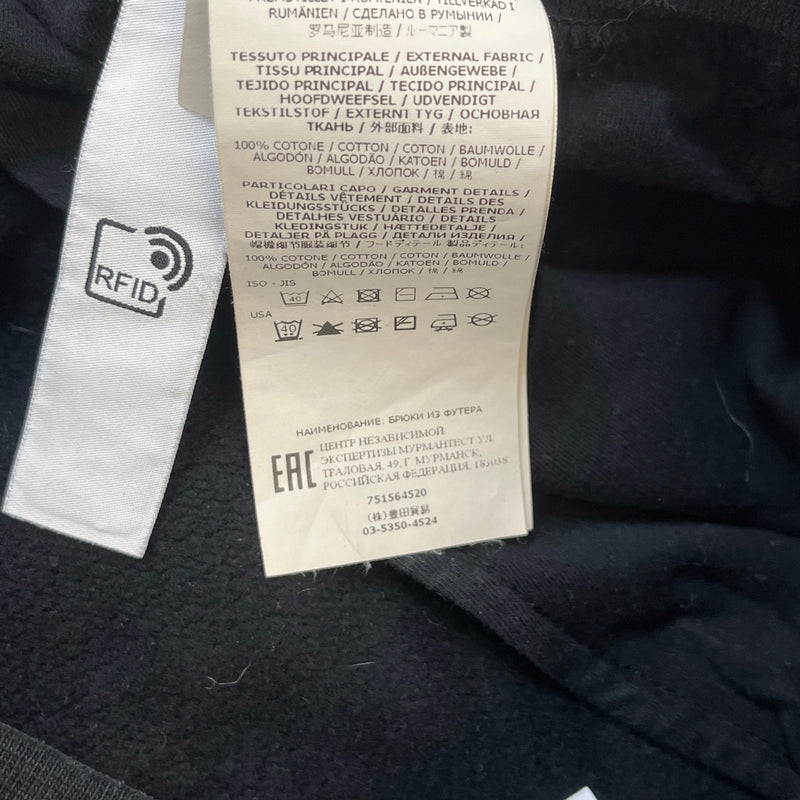 Men's Applique Logo Joggers Black Size M