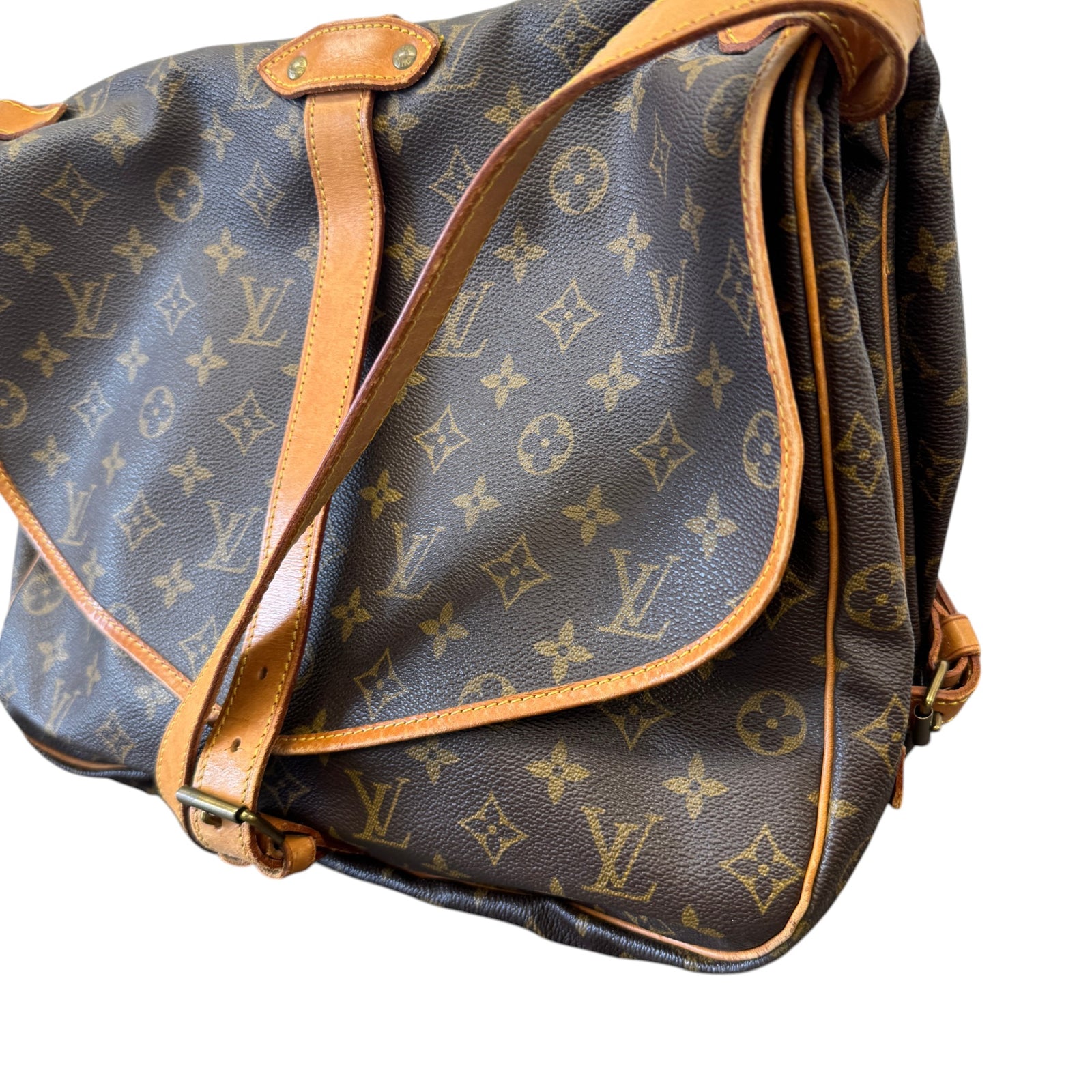 Women's Monogram Saumur 35 Handbag Brown - Photo 4