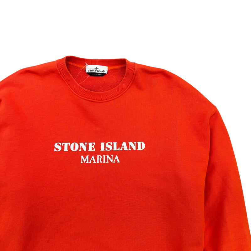 Men's Logo Sweatshirt Red Size XXL