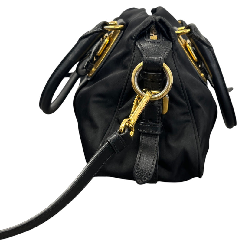 Women's Tessuto Nylon Handbag Black