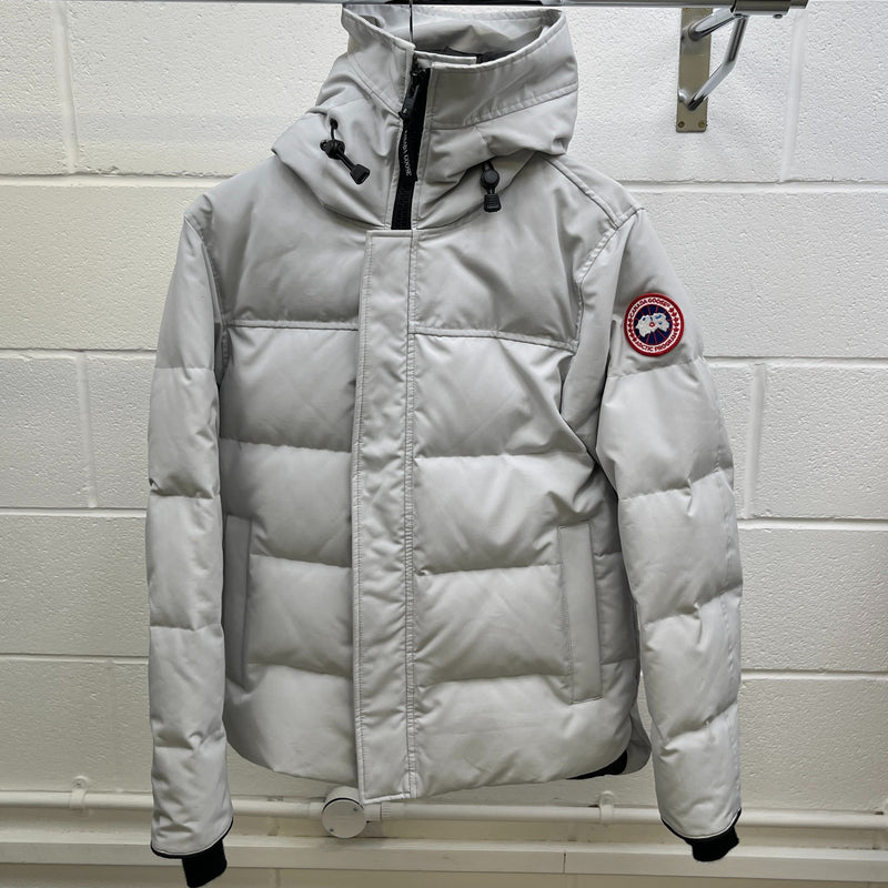 Men's Macmillan Parka Down Jacket Grey Size M