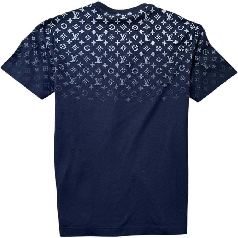 Men's Monogram Gradient T-Shirt Navy Size L