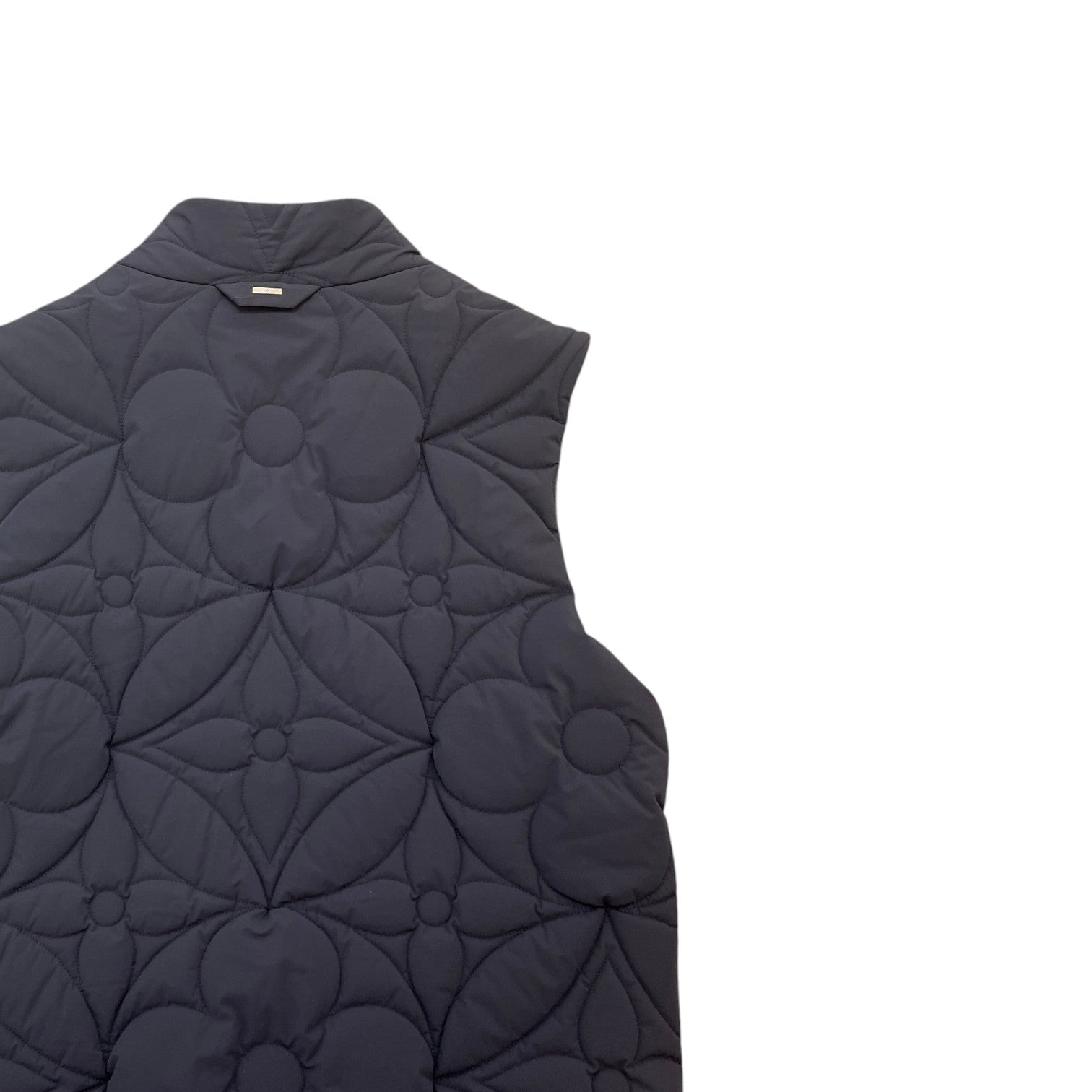 Men's Lvse Padded Monogram Gilet Navy Size IT 46 / S - Photo 4