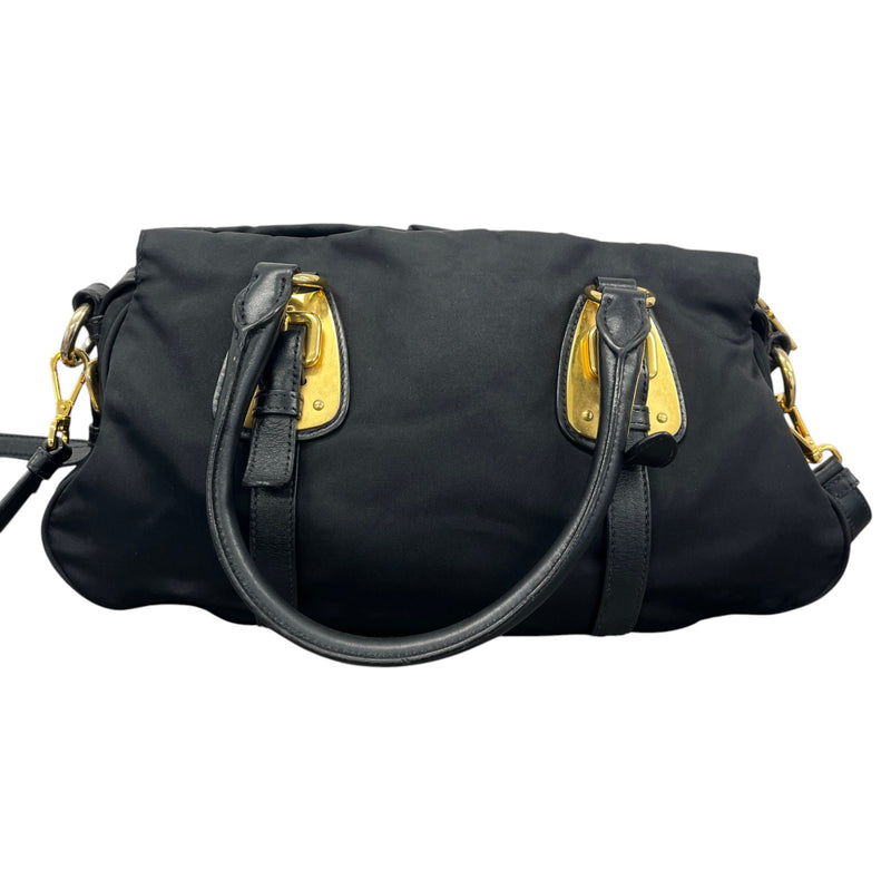 Women's Tessuto Nylon Handbag Black