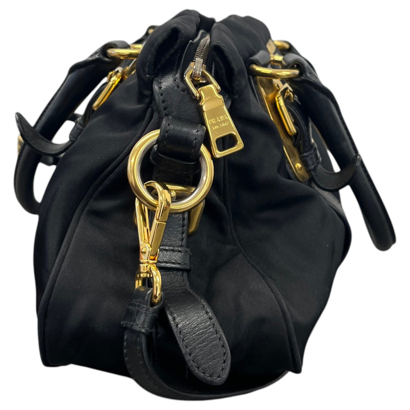 Women's Tessuto Nylon Handbag Black