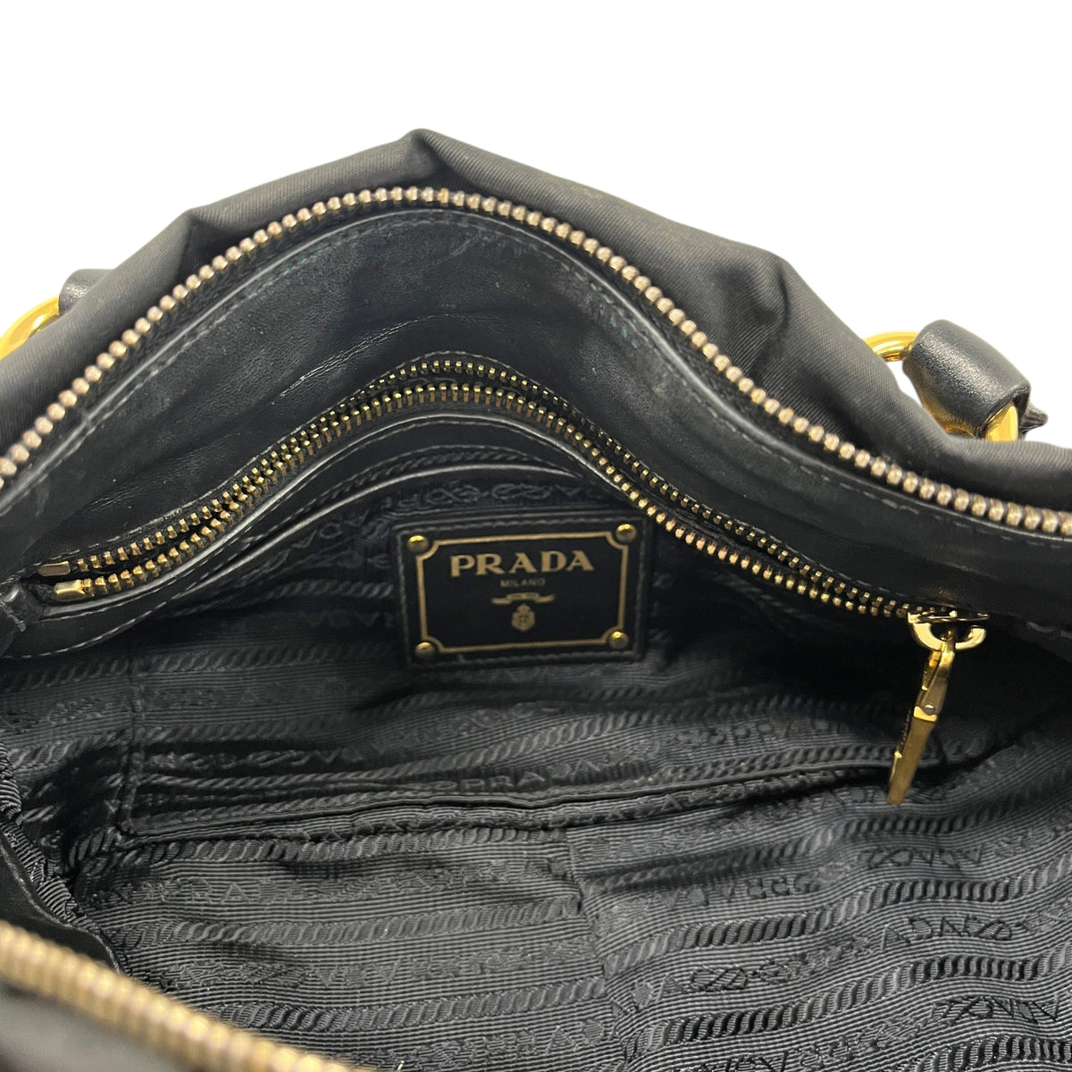 Women's Tessuto Nylon Handbag Black - Photo 11