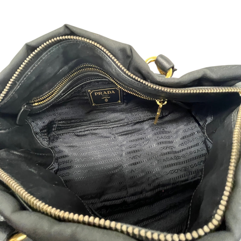 Women's Tessuto Nylon Handbag Black