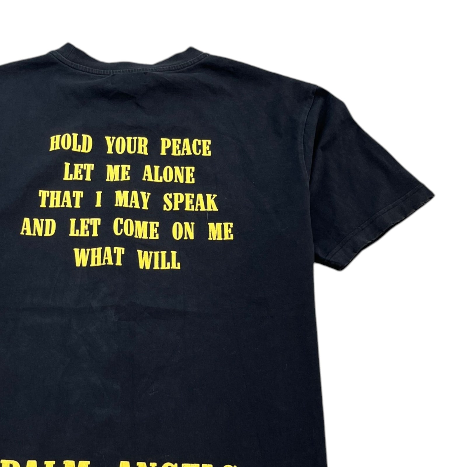 Men's Legalize It Distressed T-Shirt Black Size M - Photo 4