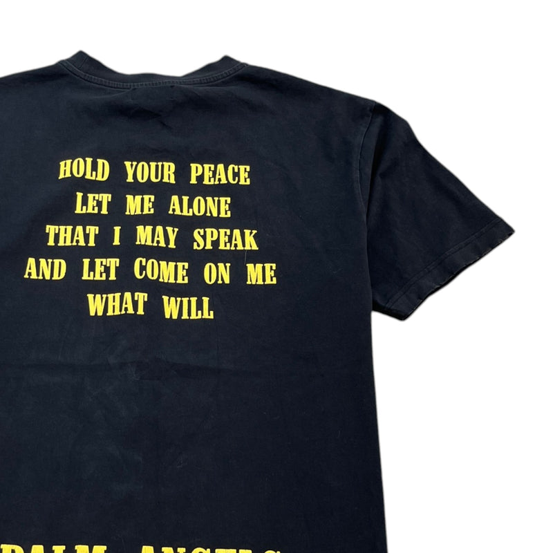 Men's Legalize It Distressed T-Shirt Black Size M