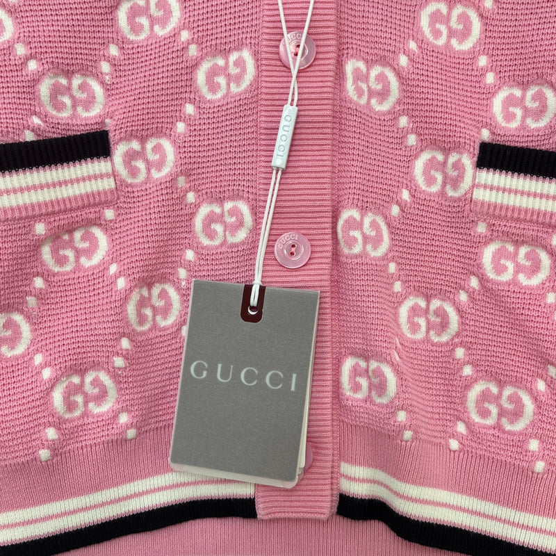 Women's Papiro Webbing Trimmed Cardigan Pink Size XS