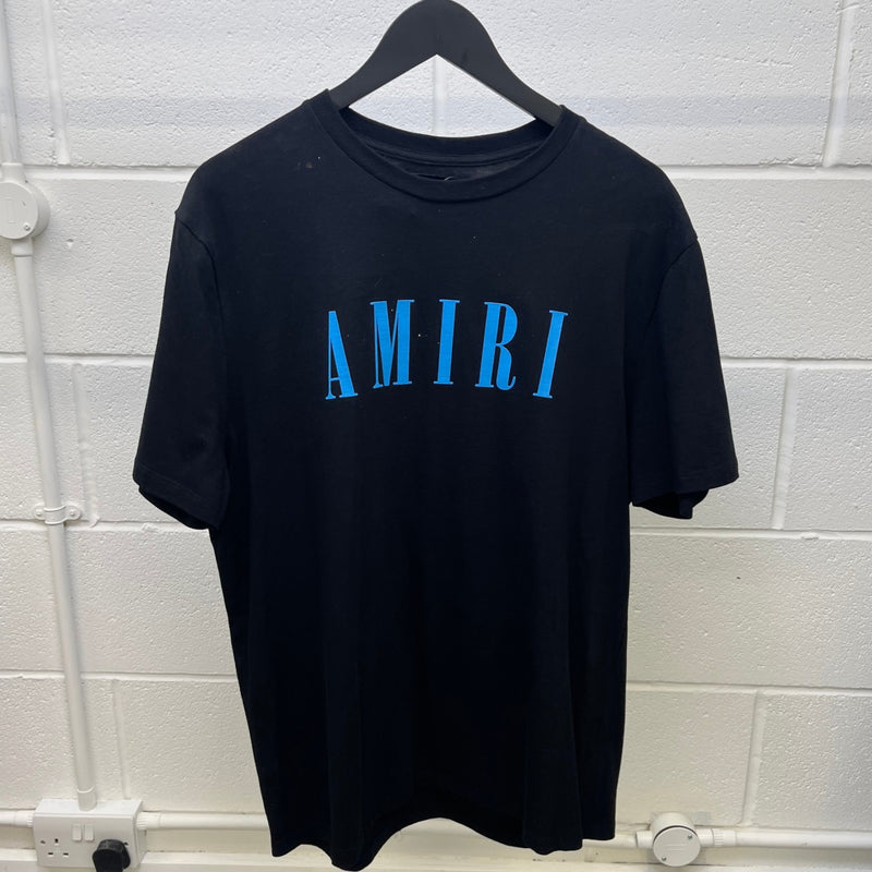 Men's Logo Print T-Shirt Black Size L