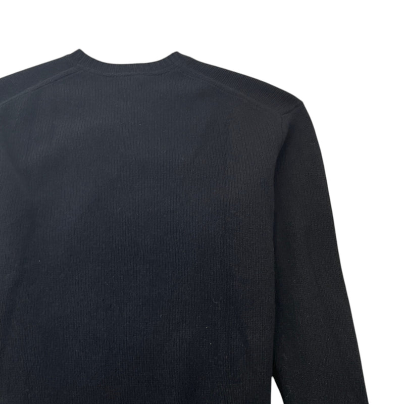 Men's Patch Logo Jumper Black Size L
