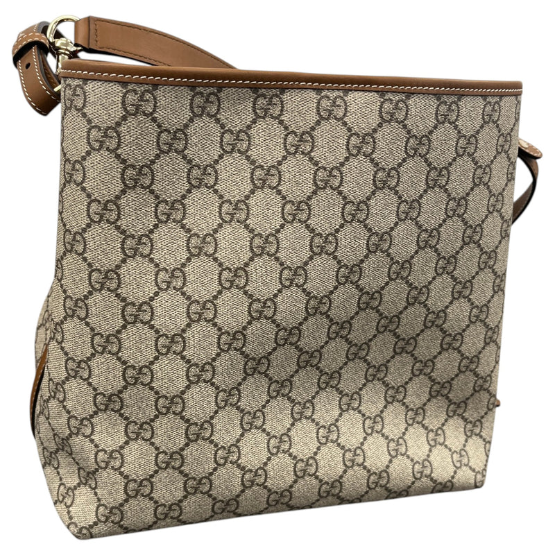 Women's GG Supreme Emblem Handbag Beige