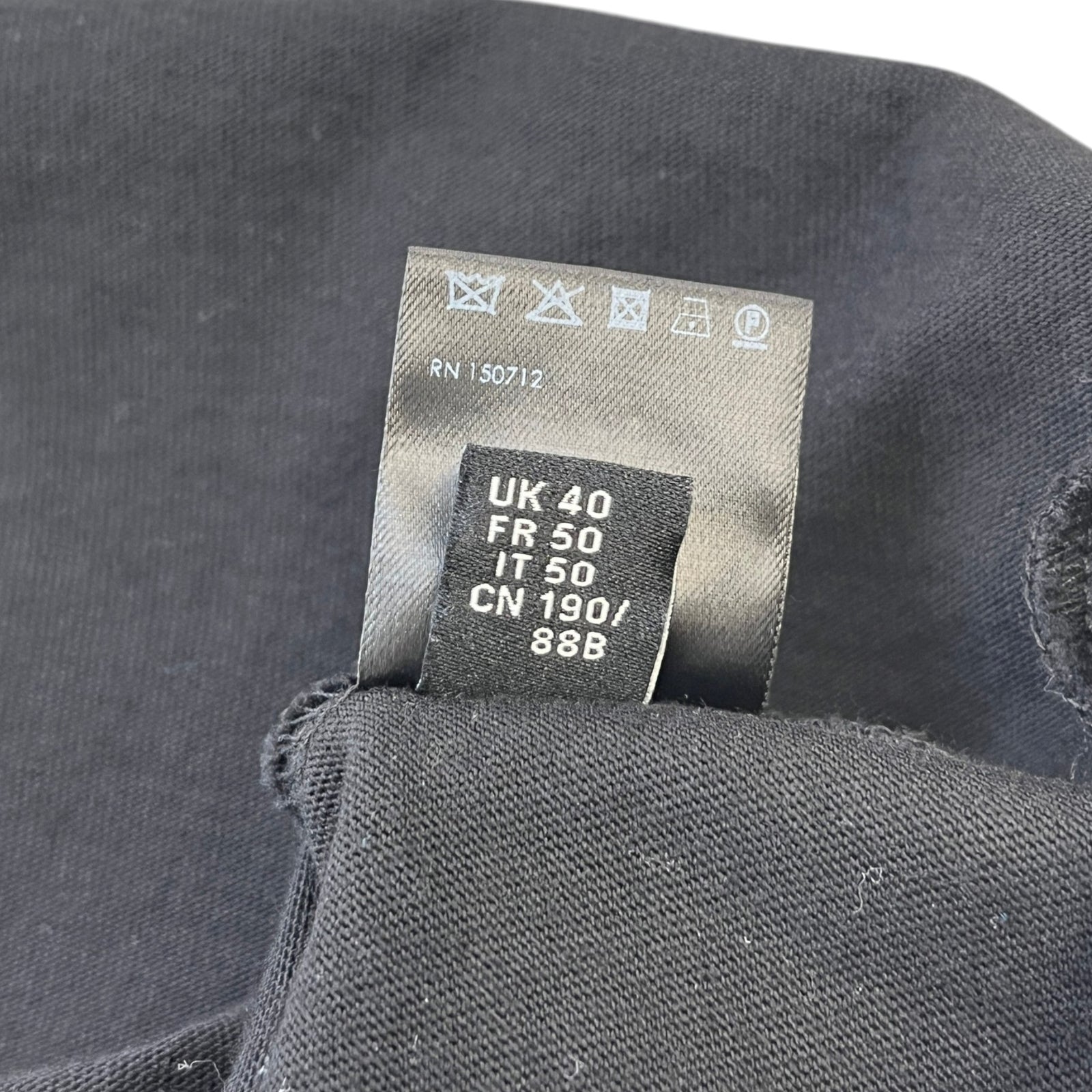 Men's Logo Print T-Shirt Black Size L - Photo 7