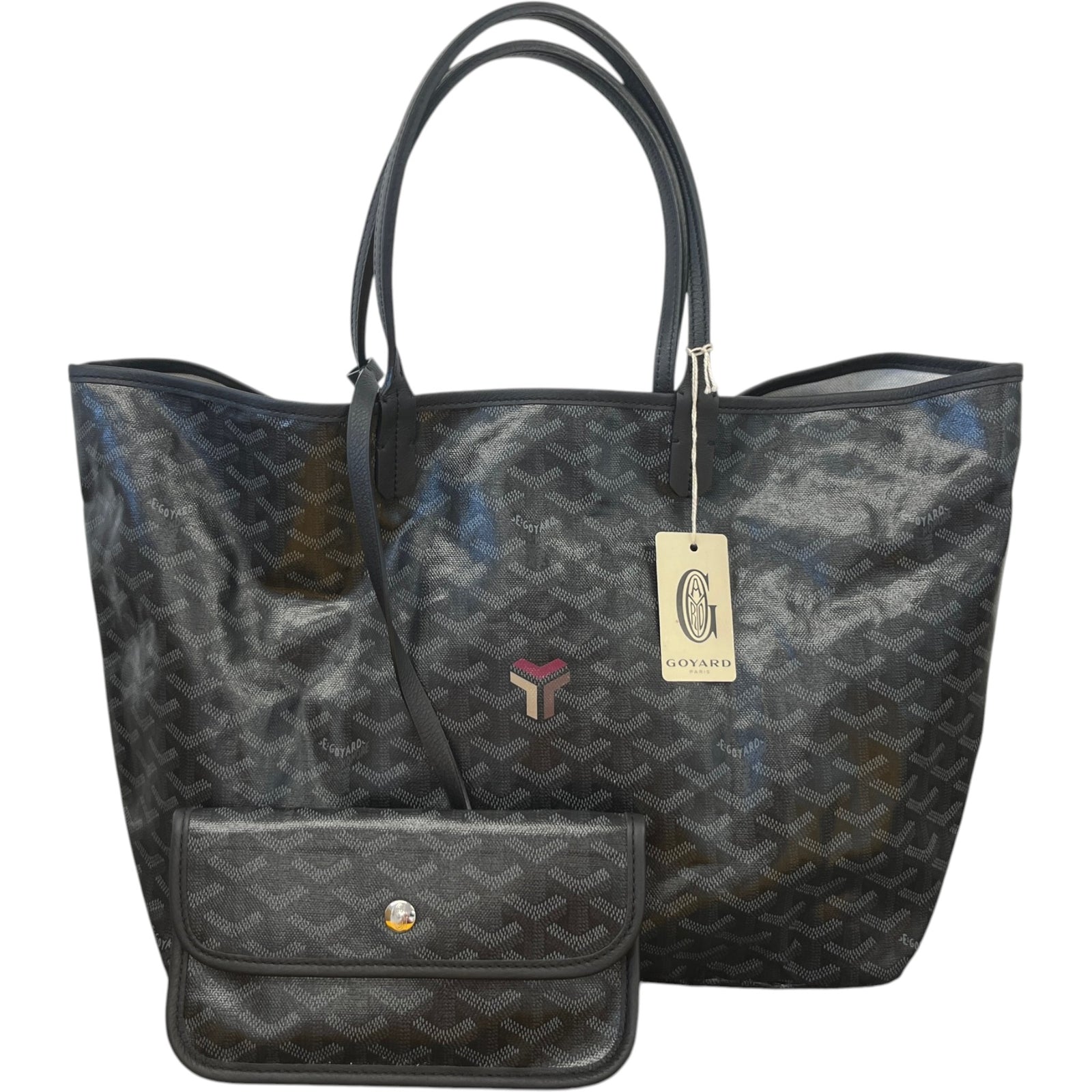 Women's Saint Louis Pm Tote Limited Edition Jet Black Bag Black - Photo 1