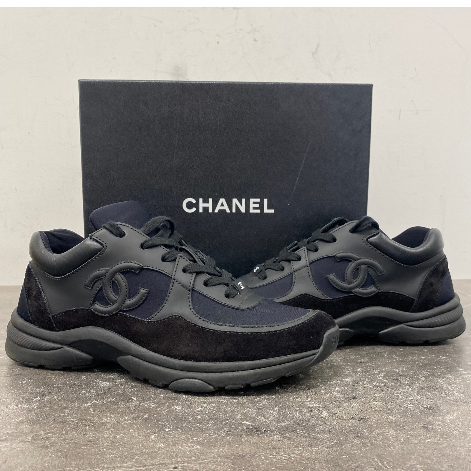 Men's Cc Runners Low Trainers Black Size EU 40 / UK 6 - Photo 12