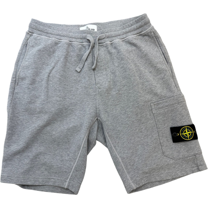 Men's Applique Logo Shorts Grey Size M / W32