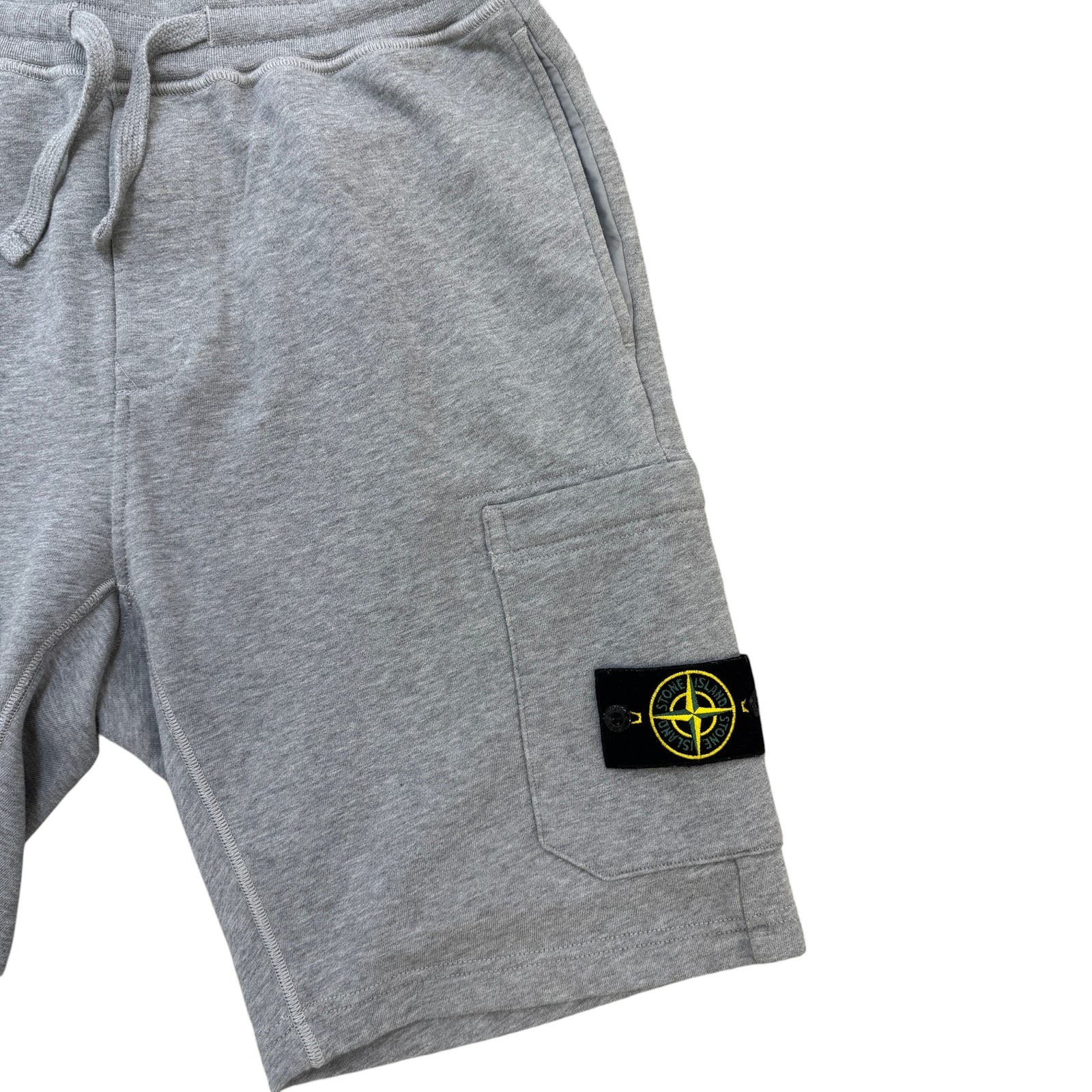 Men's Applique Logo Shorts Grey Size M / W32 - Photo 3