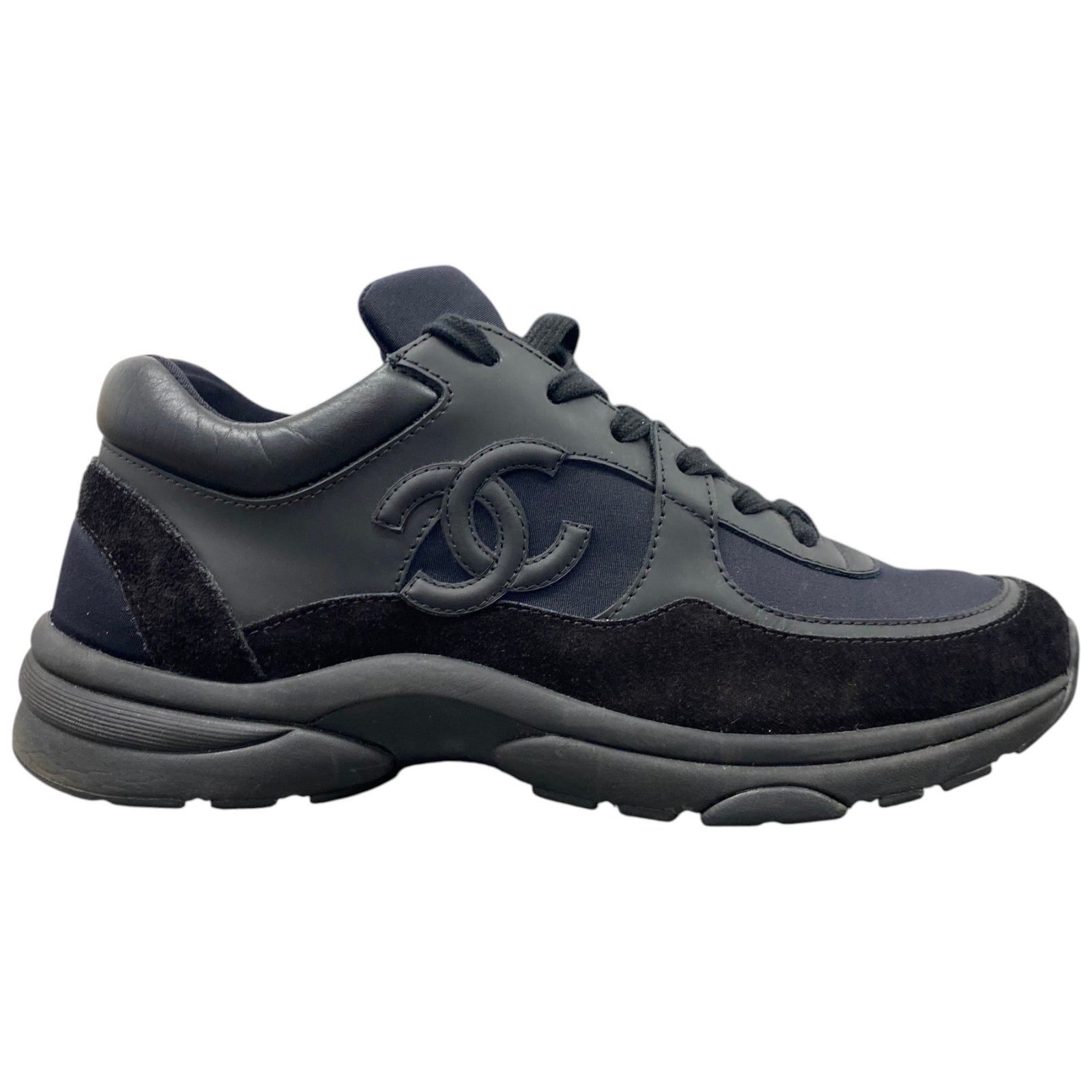 Men's Cc Runners Low Trainers Black Size EU 40 / UK 6 - Photo 1