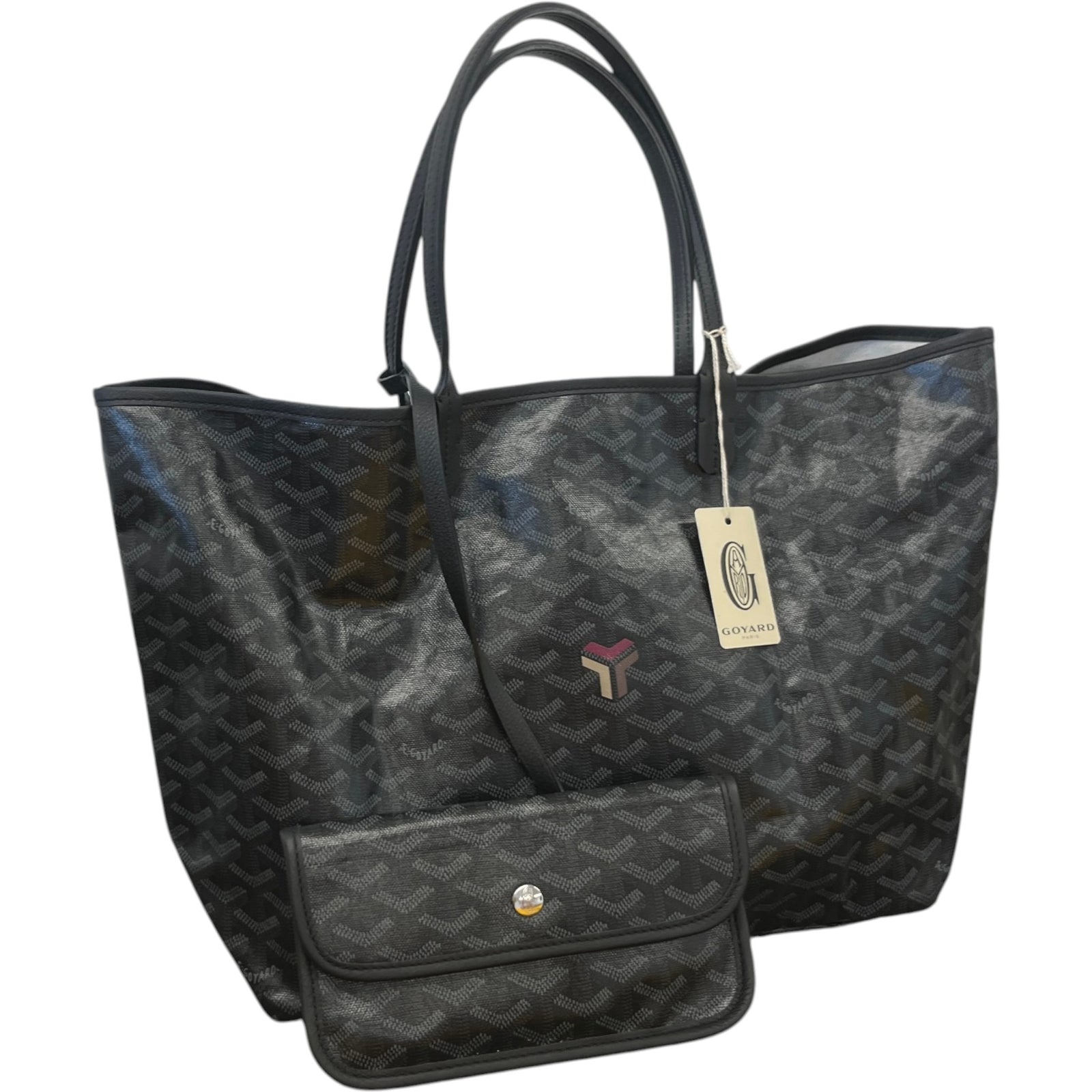 Women's Saint Louis Pm Tote Limited Edition Jet Black Bag Black - Photo 5