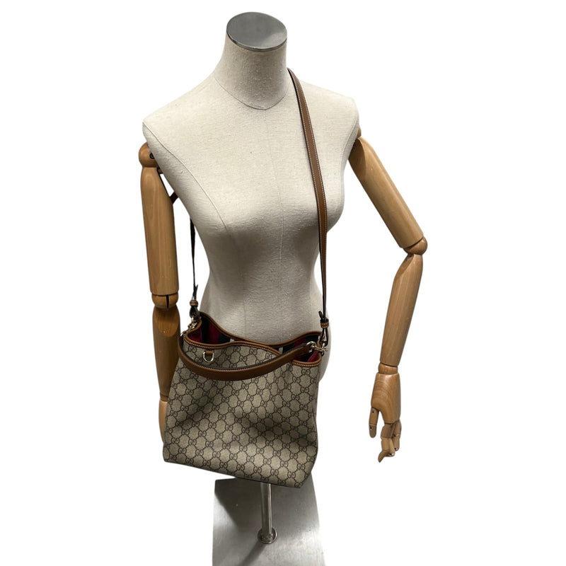Women's GG Supreme Emblem Handbag Beige