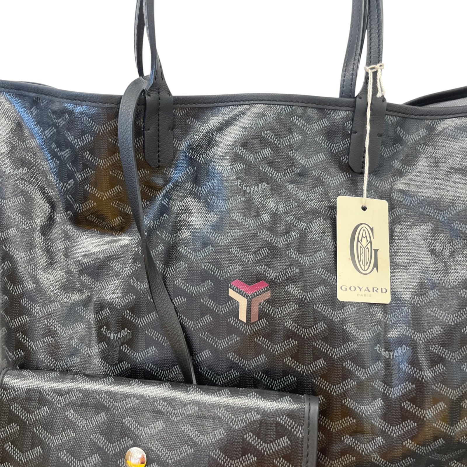 Women's Saint Louis Pm Tote Limited Edition Jet Black Bag Black - Photo 11