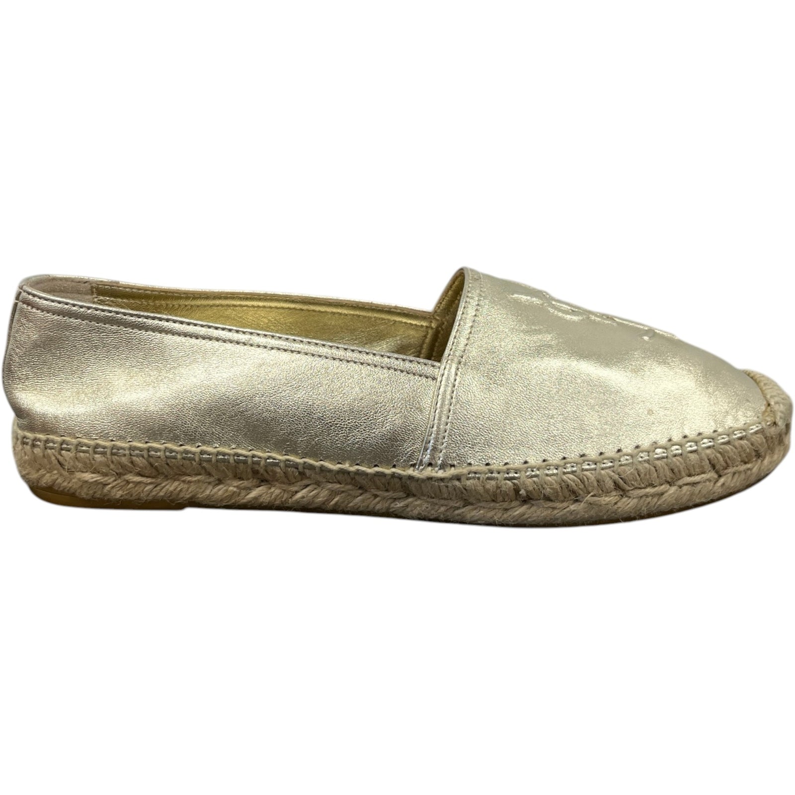 Women's Cassandra Espadrilles Loafers Gold Size EU 39 / UK 6 - Photo 1