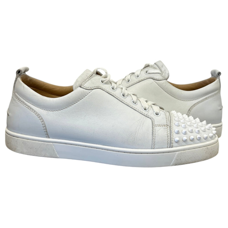 Men's Louis Junior Spikes Flat Low Trainers White Size UK 9.5 / EU 43.5