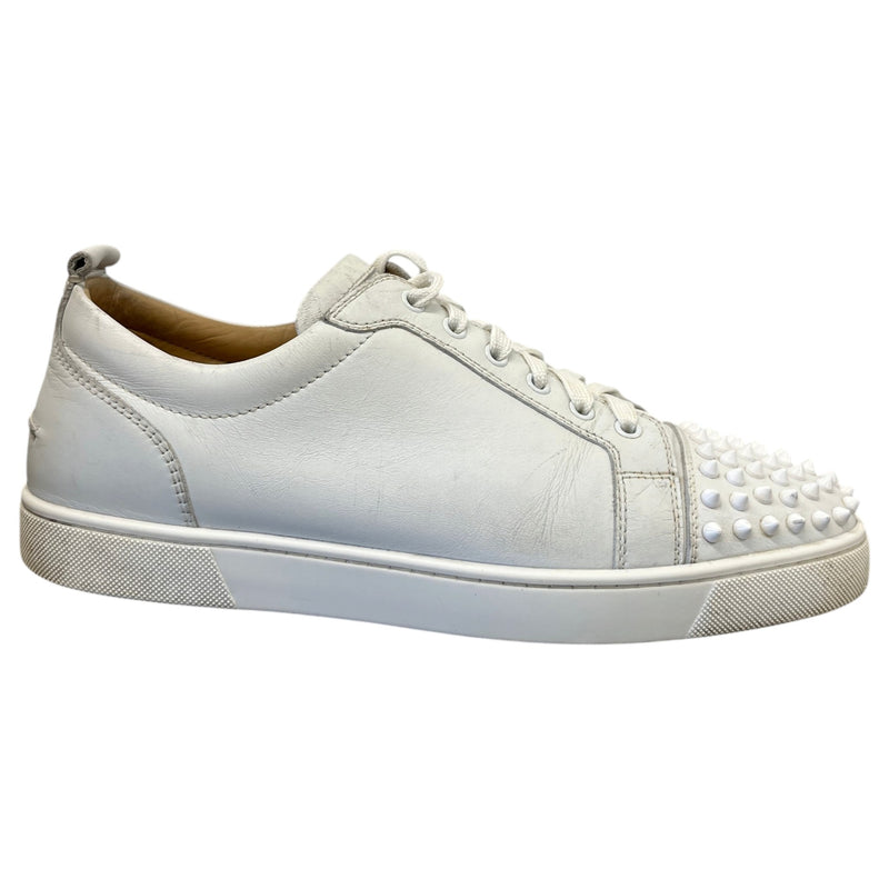 Men's Louis Junior Spikes Flat Low Trainers White Size UK 9.5 / EU 43.5