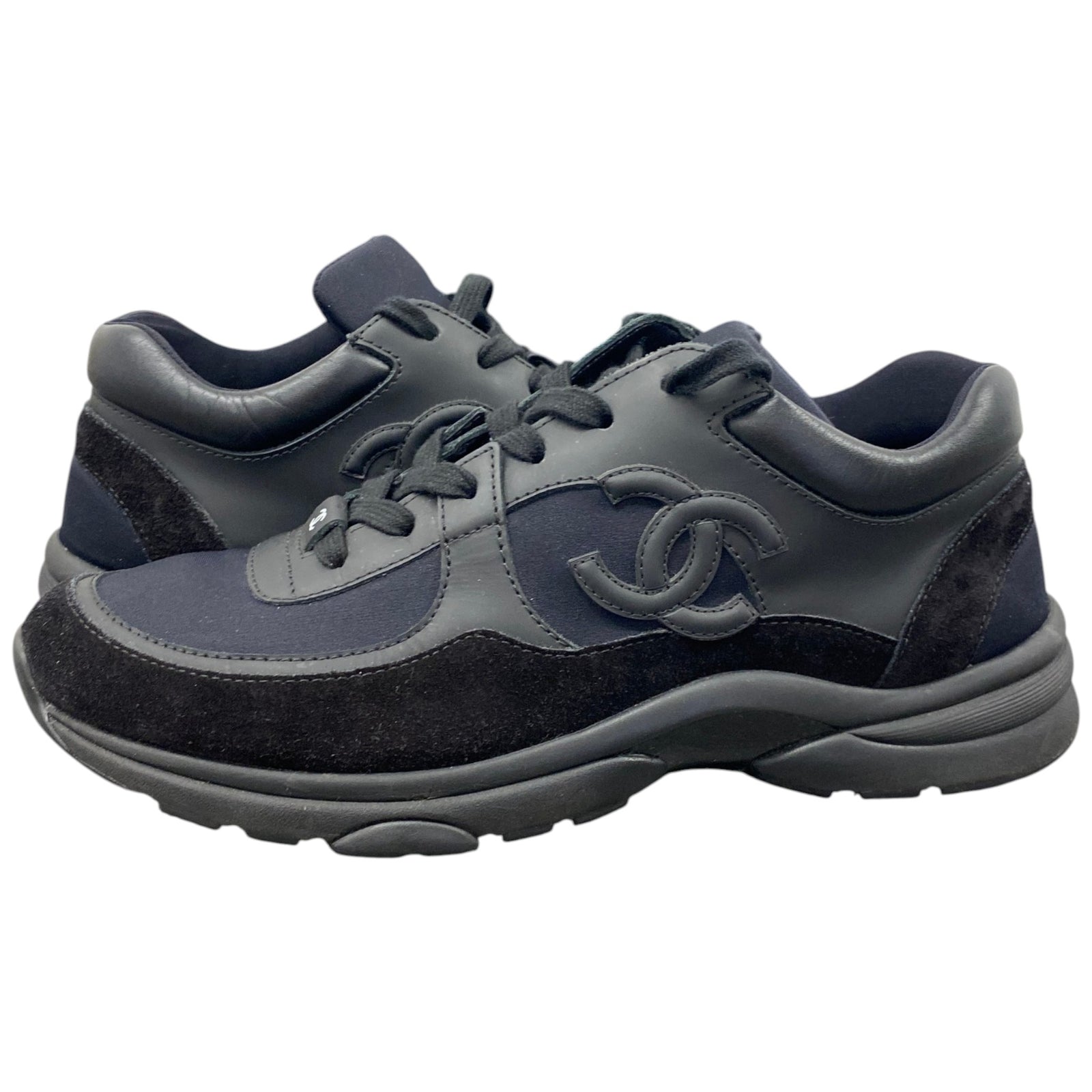 Men's Cc Runners Low Trainers Black Size EU 40 / UK 6 - Photo 3