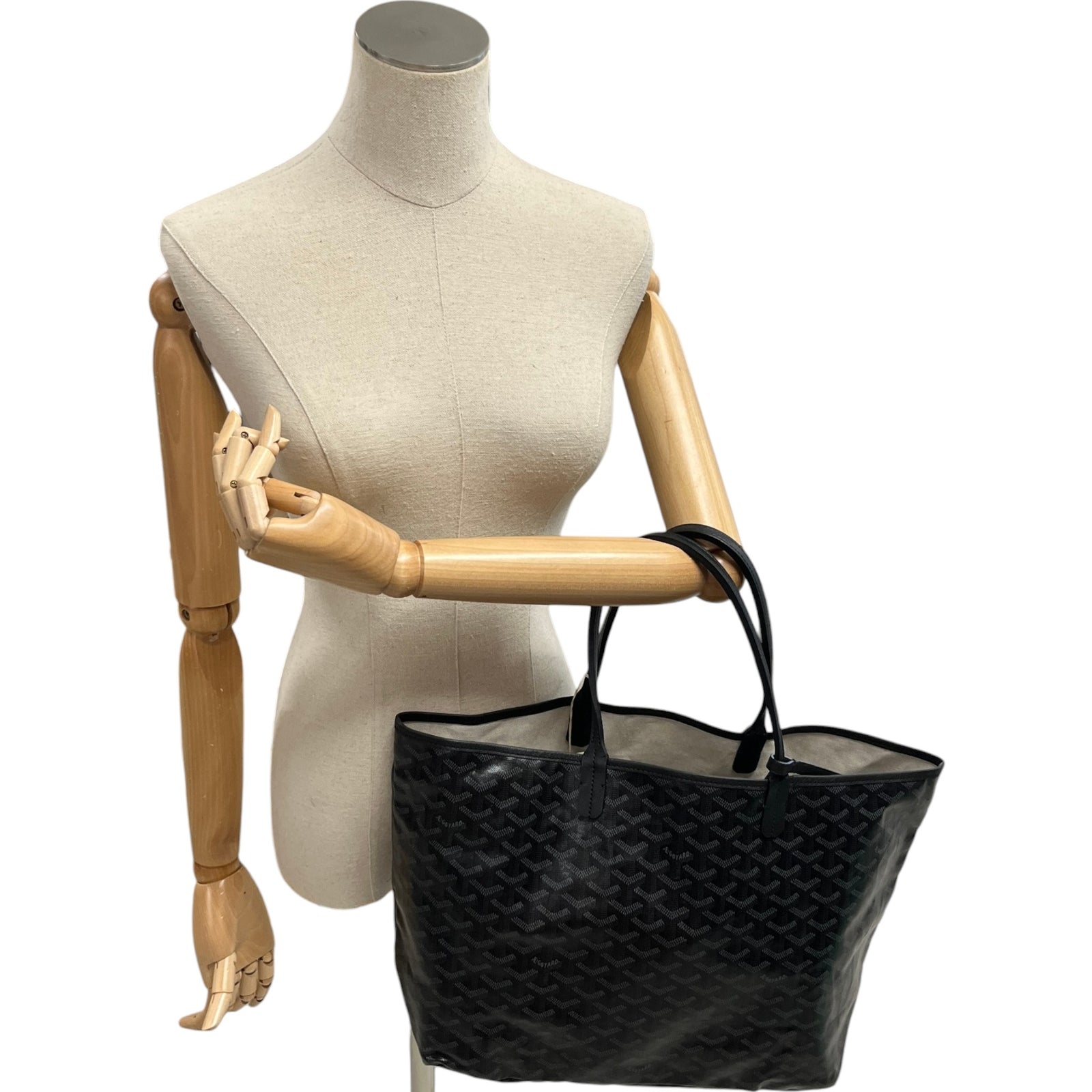 Women's Saint Louis Pm Tote Limited Edition Jet Black Bag Black - Photo 2
