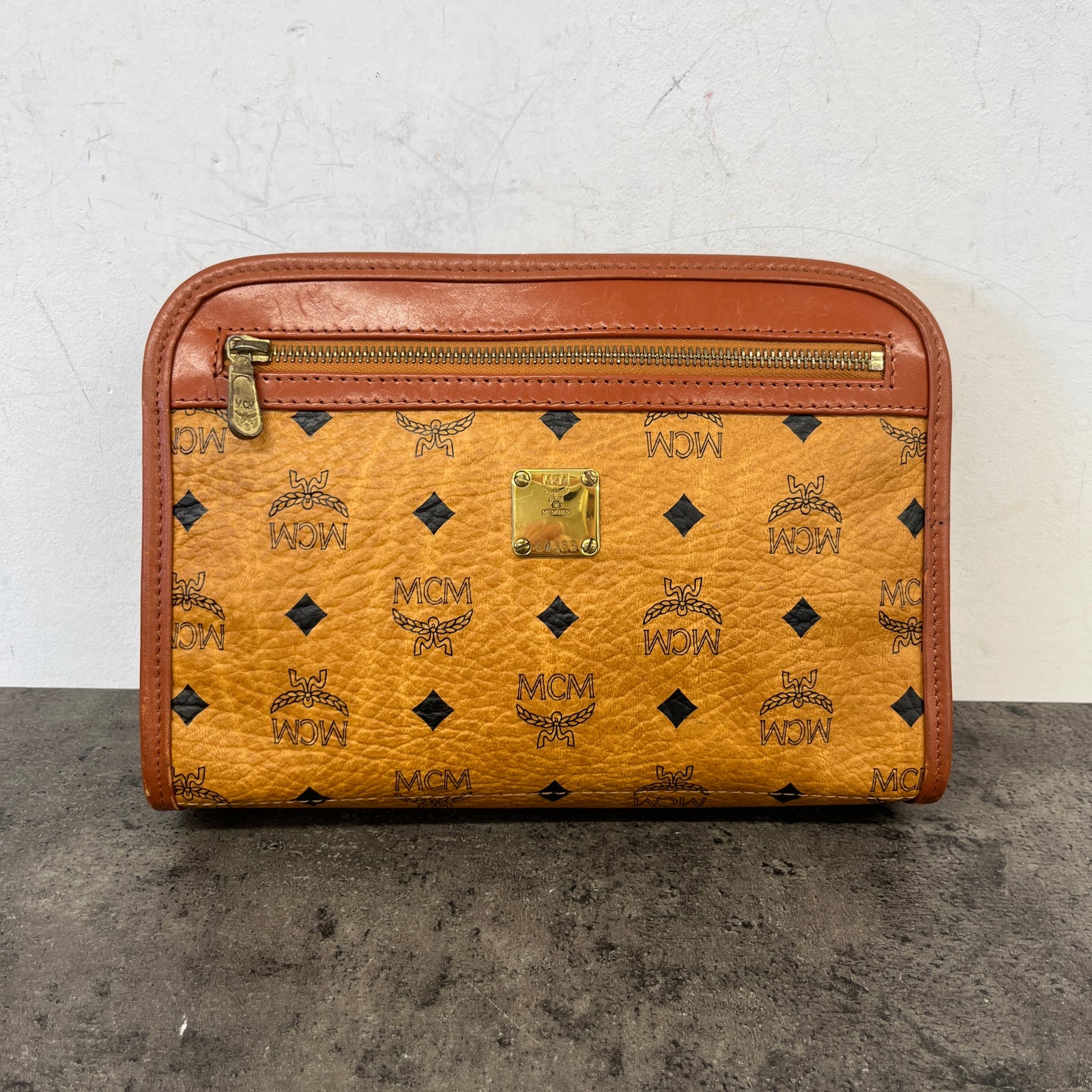 Women's Cognac Visetos Pouch Brown - Photo 13