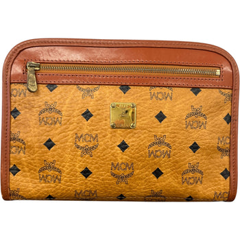 Women's Cognac Visetos Pouch Brown