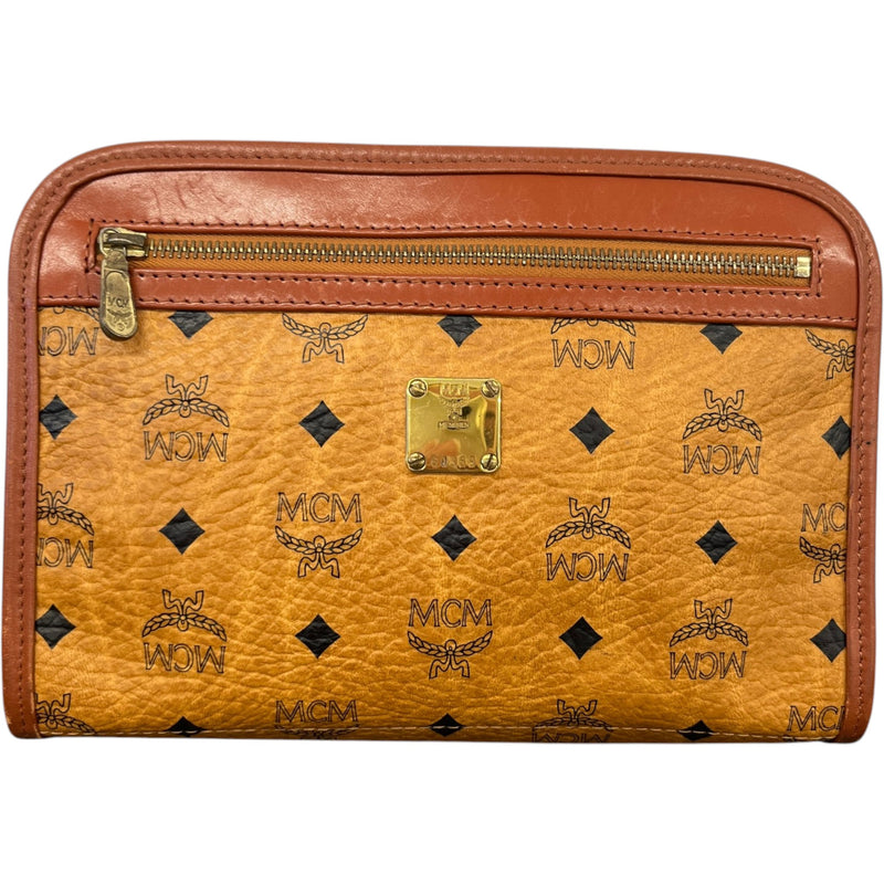 Women's Cognac Visetos Pouch Brown