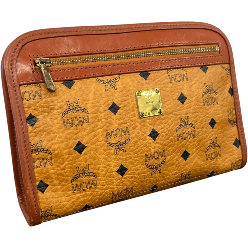 Women's Cognac Visetos Pouch Brown