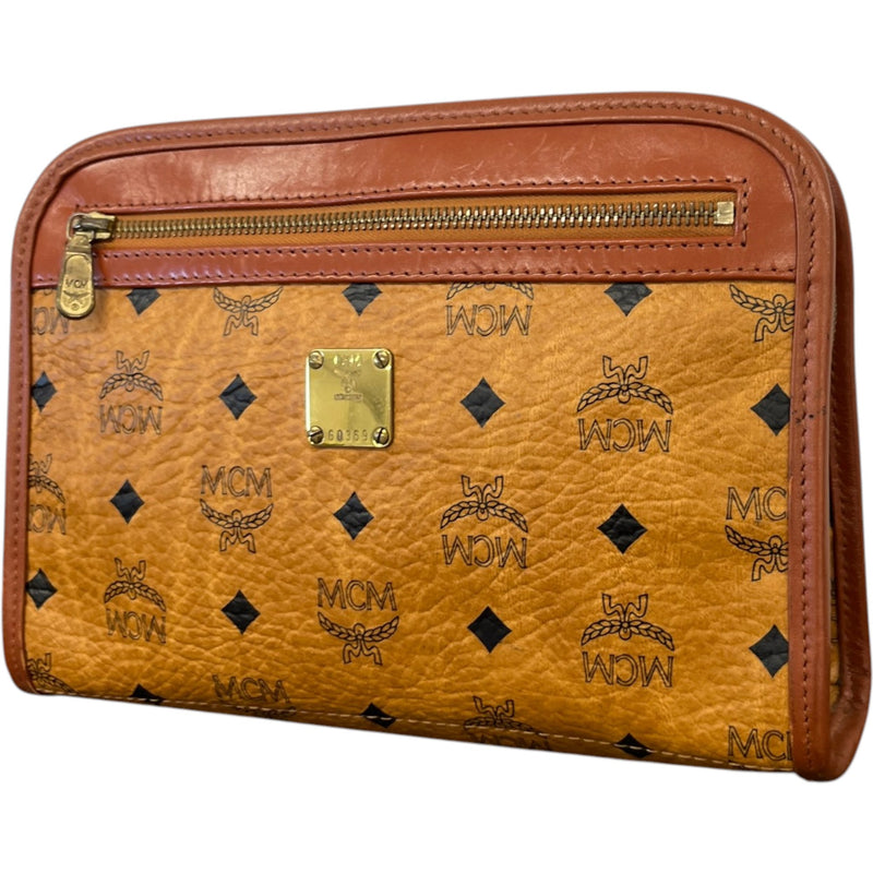 Women's Cognac Visetos Pouch Brown