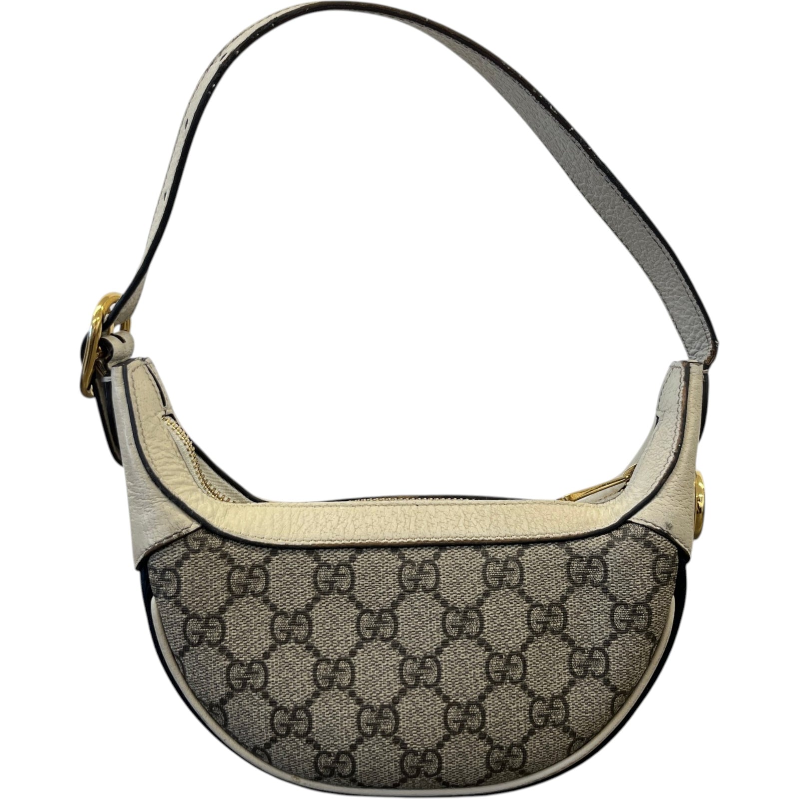 Women's Ophidia Half Moon Bag White - Photo 1