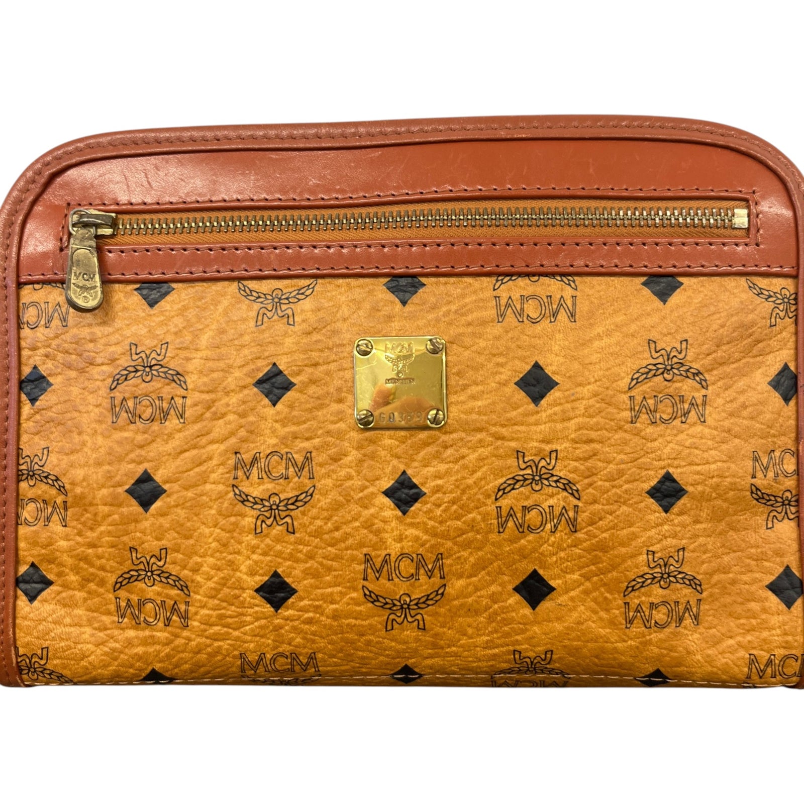Women's Cognac Visetos Pouch Brown - Photo 10