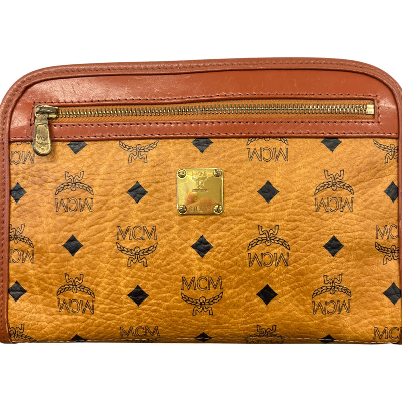 Women's Cognac Visetos Pouch Brown