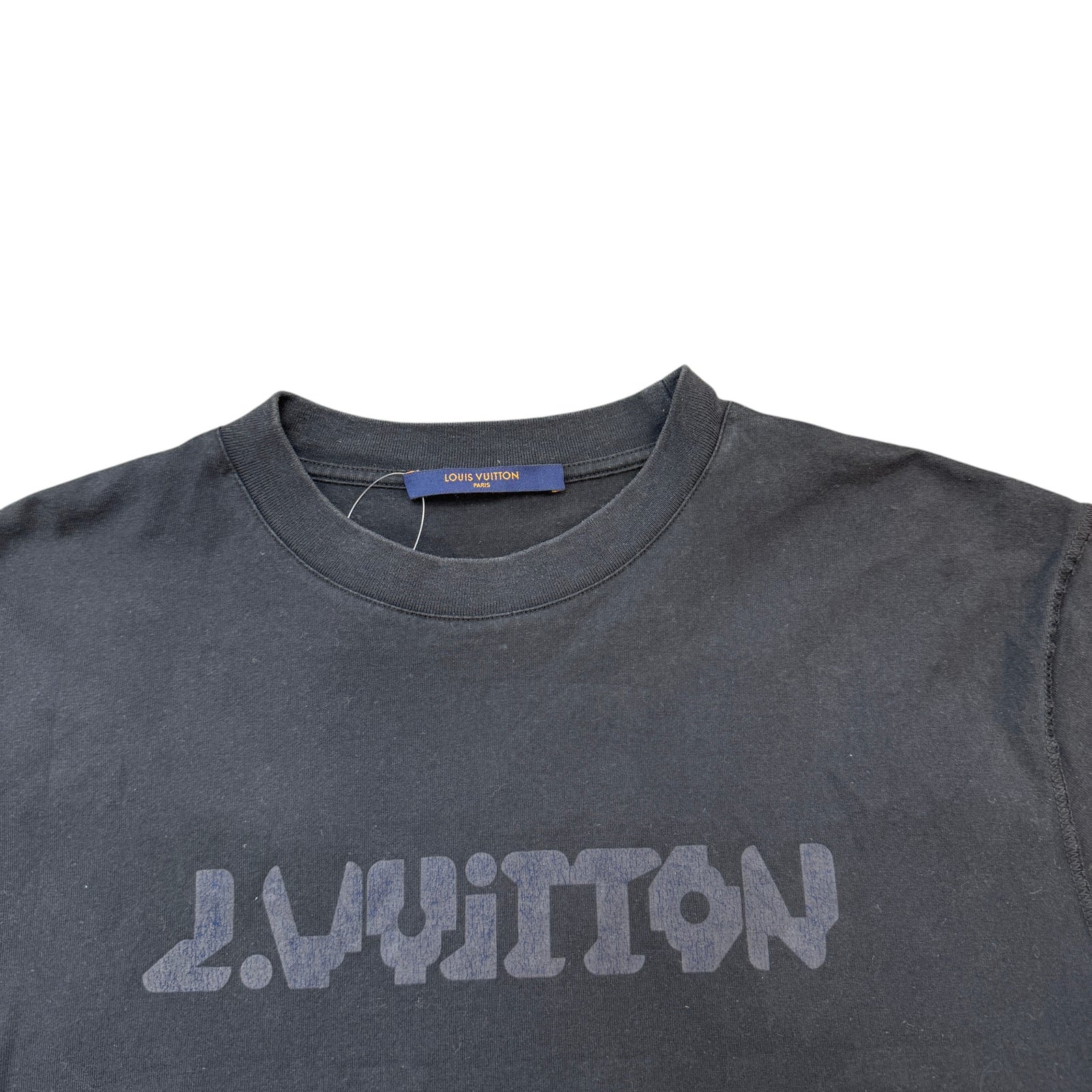 Men's Logo Print T-Shirt Black Size M - Photo 4