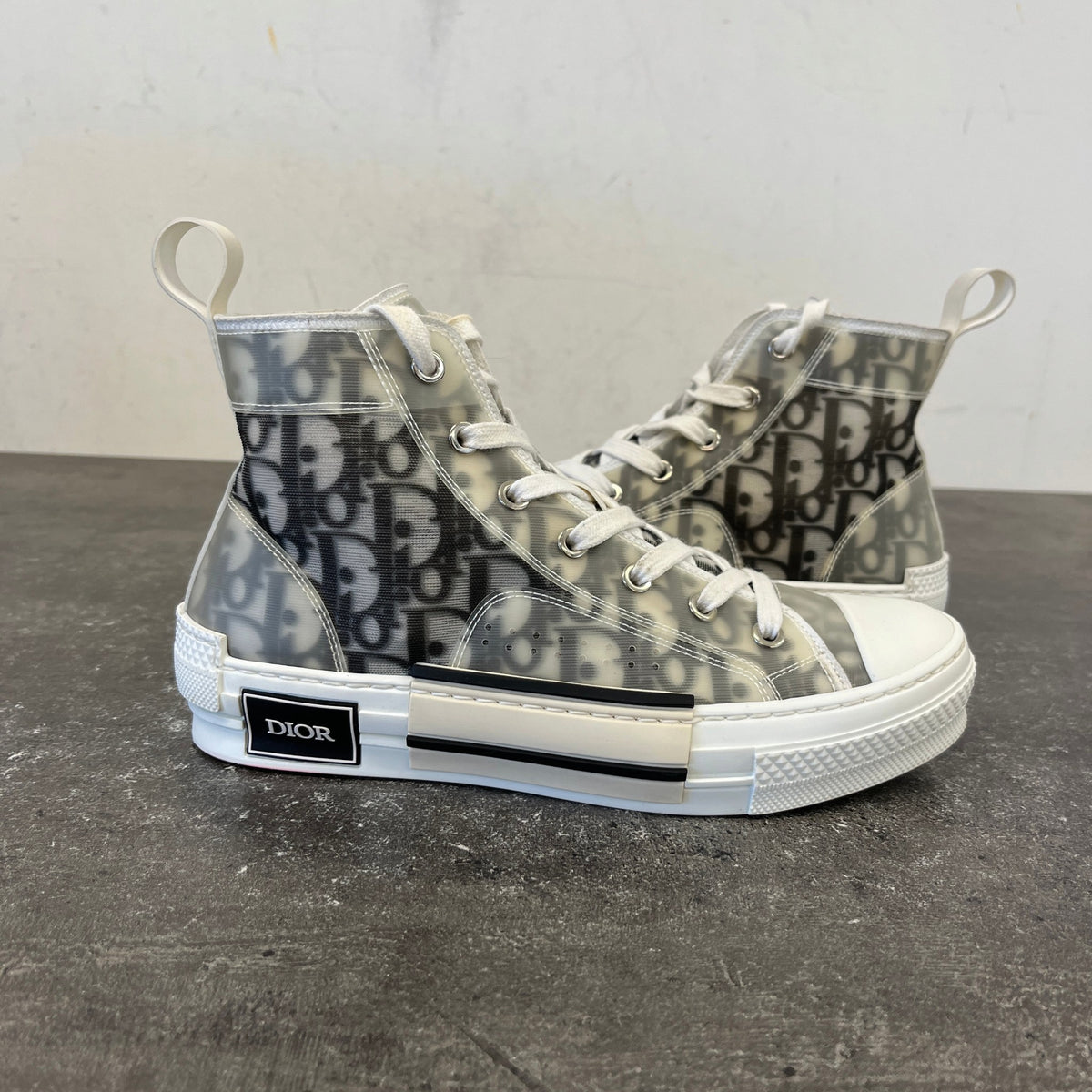 Women's B23 Oblique High Trainers Grey Size UK 4 / EU 37 - Photo 12